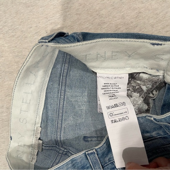 Stella McCartney Star Print Skinny Jeans Light Wash IT 38 / US 24 - Picture 4 of 7